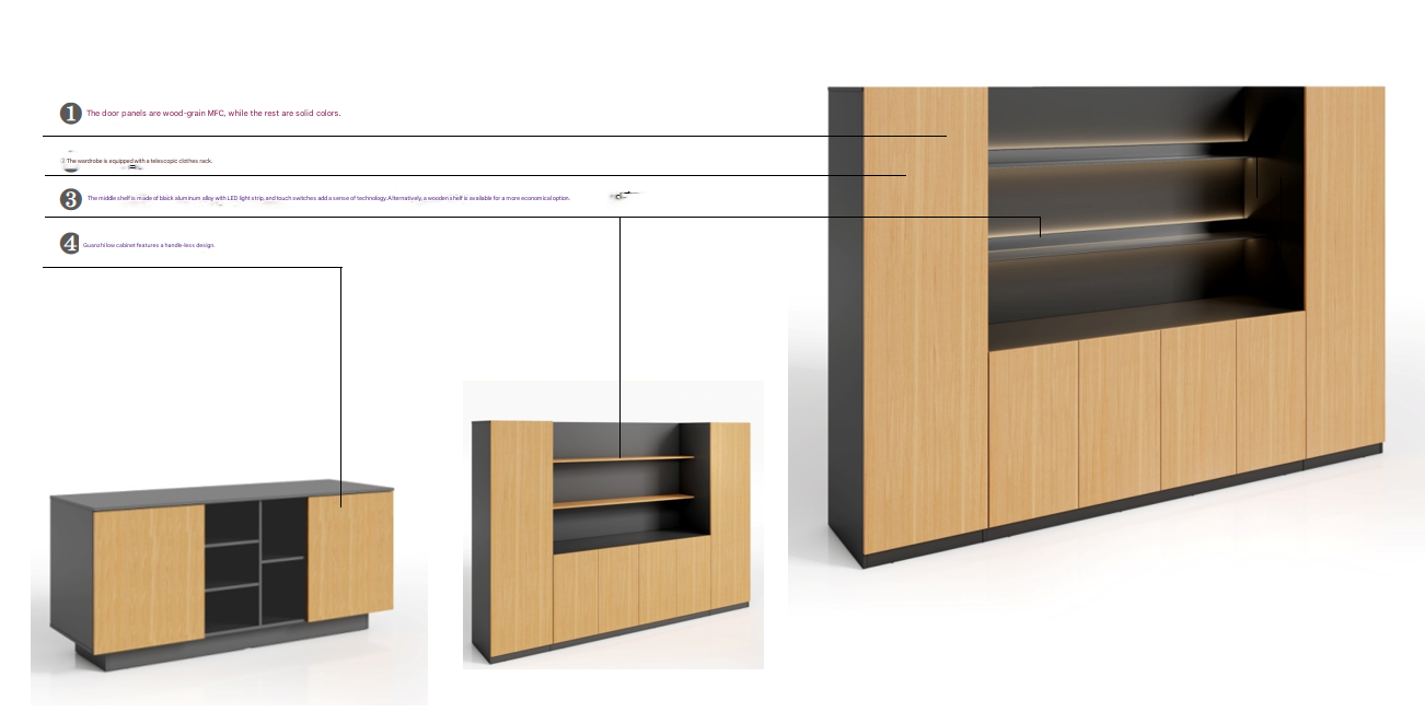 Armário de arquivo MFC mais ve - Office Furniture Credenza avaliação e preço