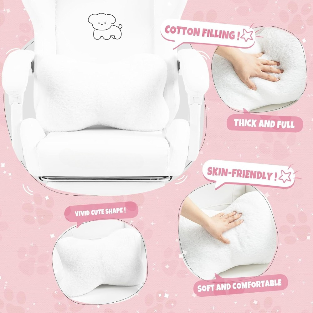 Cadeira de jogos fofa com almo - Office X Furniture avaliação e preço