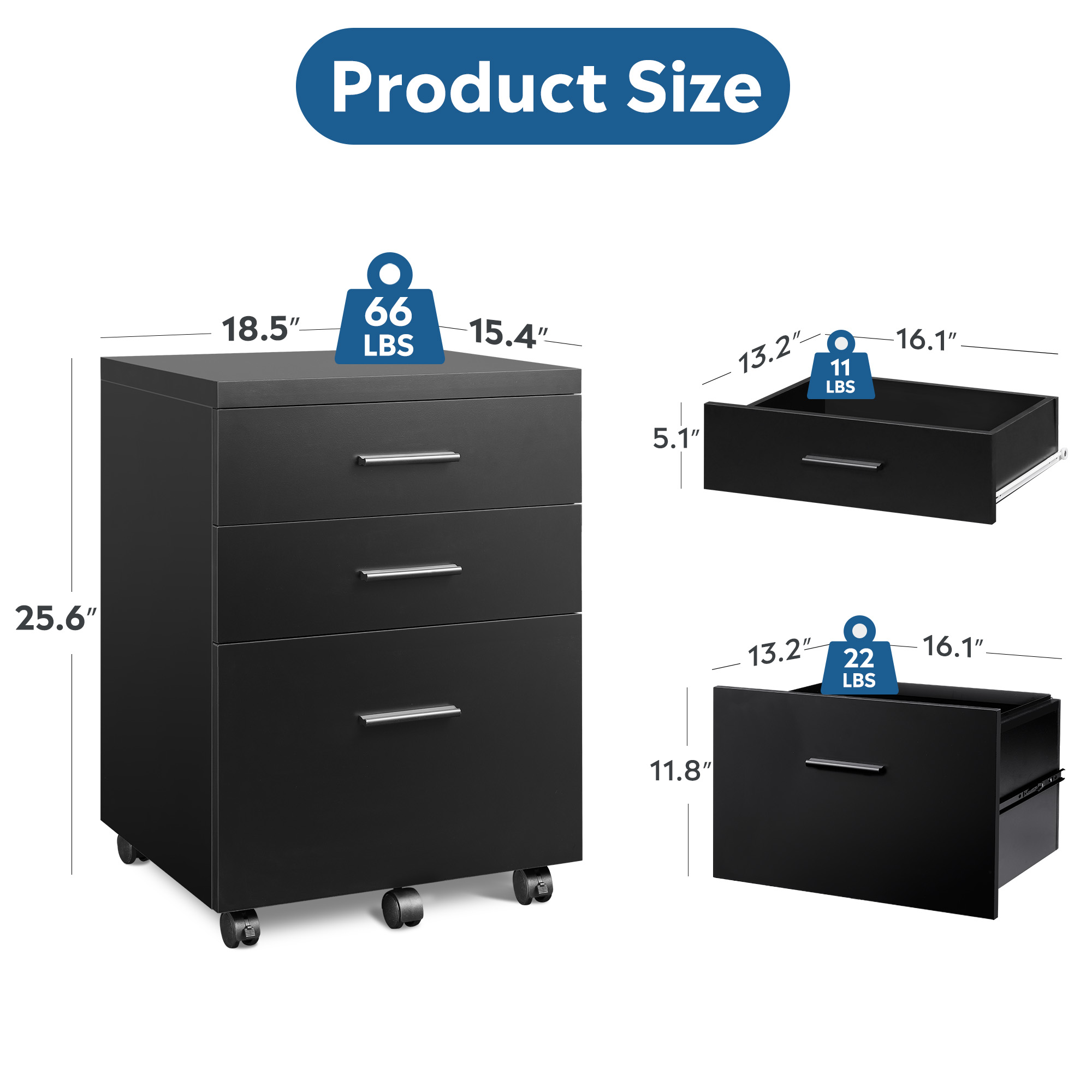 Armário de Arquivo com 3 Gavet - Office Furniture Dimensions avaliação e preço